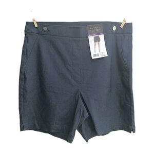 New Women's Rafaella Shorts Rinse Denim 16 Comfort Mom City Resort Wear